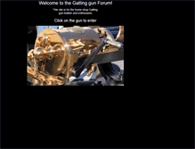 Tablet Screenshot of gatlinggunforum.com